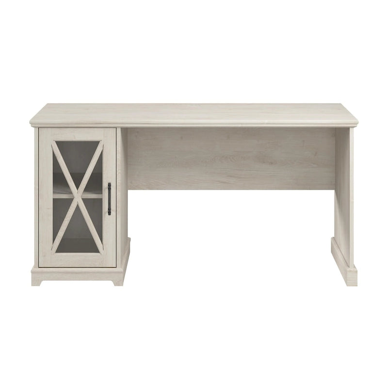 Bureau de style rustique Lennox 60W avec armoire de rangement