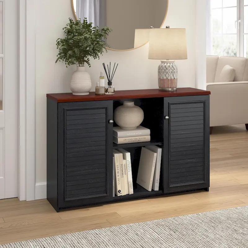 Meuble d'appoint Fairview avec portes et étagères