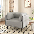 Fauteuil de salon en similicuir Daphne