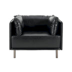 Fauteuil de salon en similicuir Daphne
