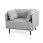 Fauteuil de salon en similicuir Daphne