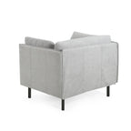 Fauteuil de salon en similicuir Daphne