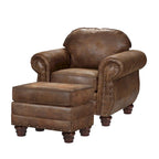 Fauteuil Sedona avec ottoman assorti