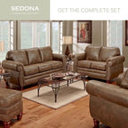 Fauteuil Sedona avec ottoman assorti