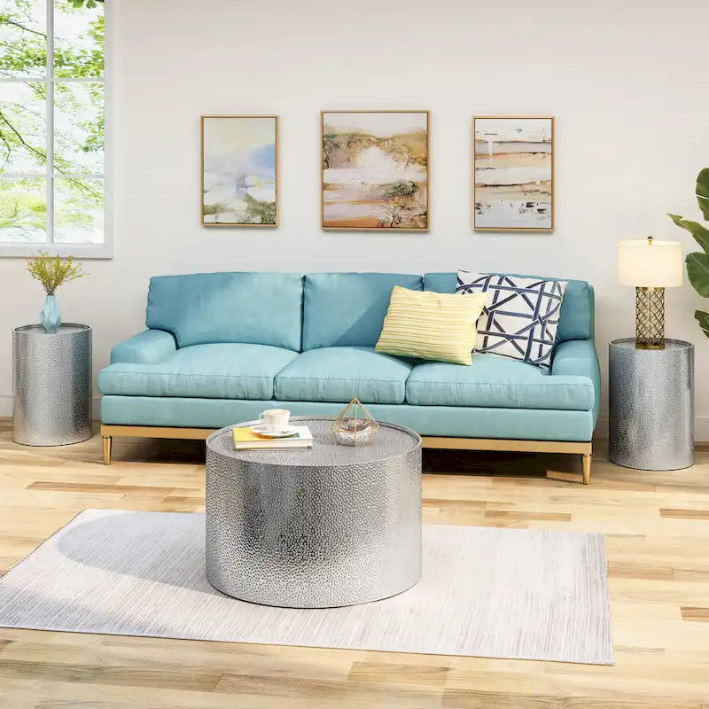  Braeburn Modern Round 3-Piece Table Set