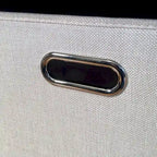 Banc d'entrée en bois massif avec 4 compartiments à chaussures Espresso