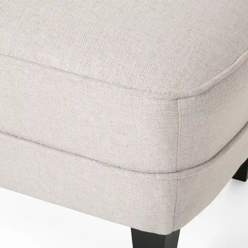 Fauteuil et repose-pieds de club Correia