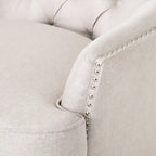 Fauteuil et repose-pieds de club Correia