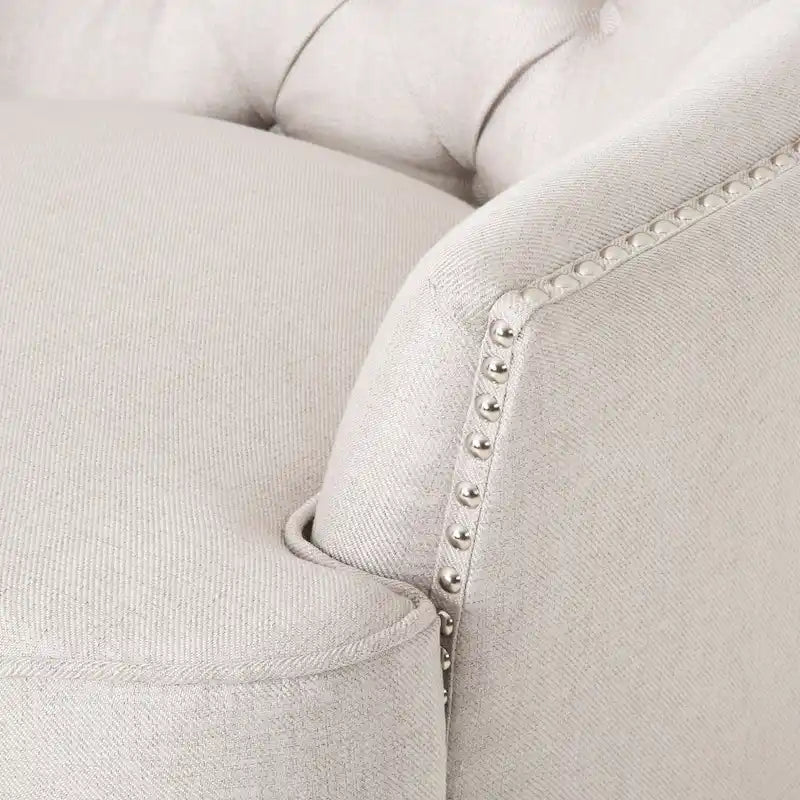 Fauteuil et repose-pieds de club Correia