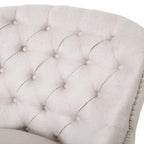 Fauteuil et repose-pieds de club Correia