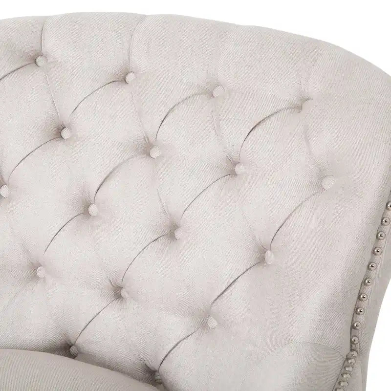Fauteuil et repose-pieds de club Correia