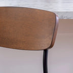 Tabouret de comptoir Lowrey en similicuir et métal de 25 po