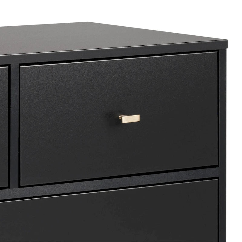 Commode à 7 tiroirs Milo Mid-Century Modern