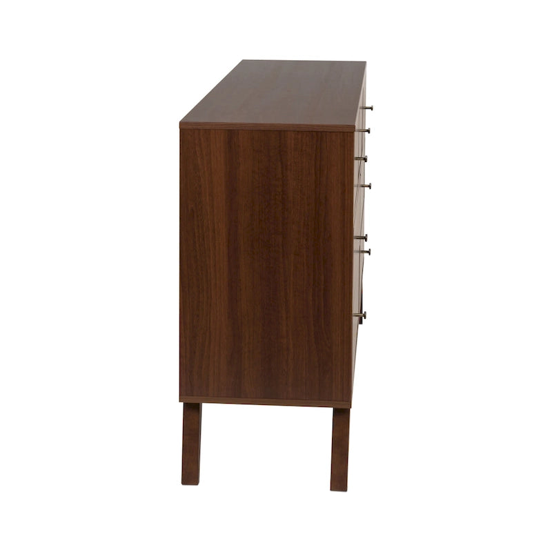 Commode à 7 tiroirs Milo Mid-Century Modern