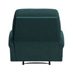 Fauteuil inclinable Beck Wall Hugger moyen bleu en microfibre