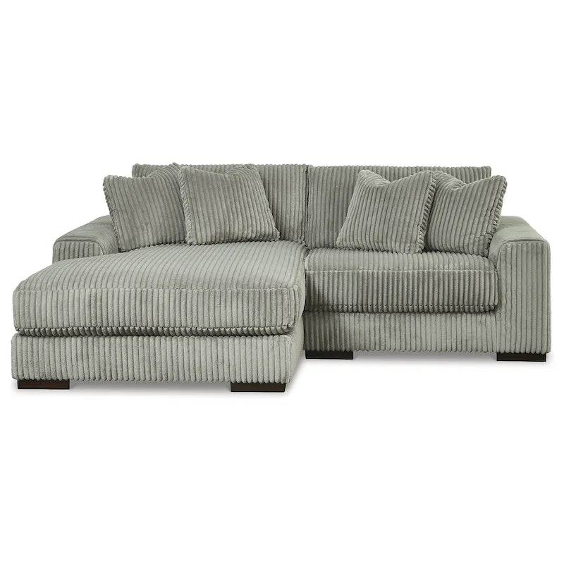 Canapé d'angle Lindyn avec méridienne – 102 larg. x 70 prof. x 38 haut.