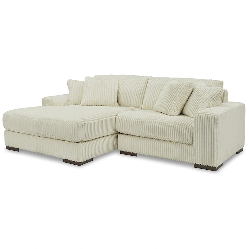 Canapé d'angle Lindyn avec méridienne – 102 larg. x 70 prof. x 38 haut.