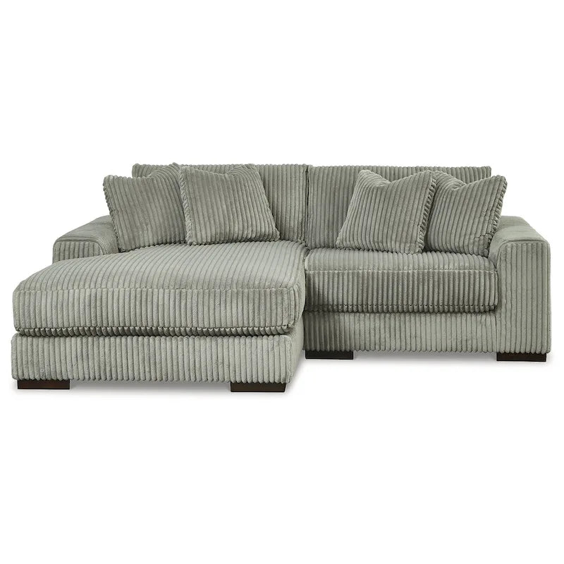 Canapé d'angle Lindyn avec méridienne – 102 larg. x 70 prof. x 38 haut.
