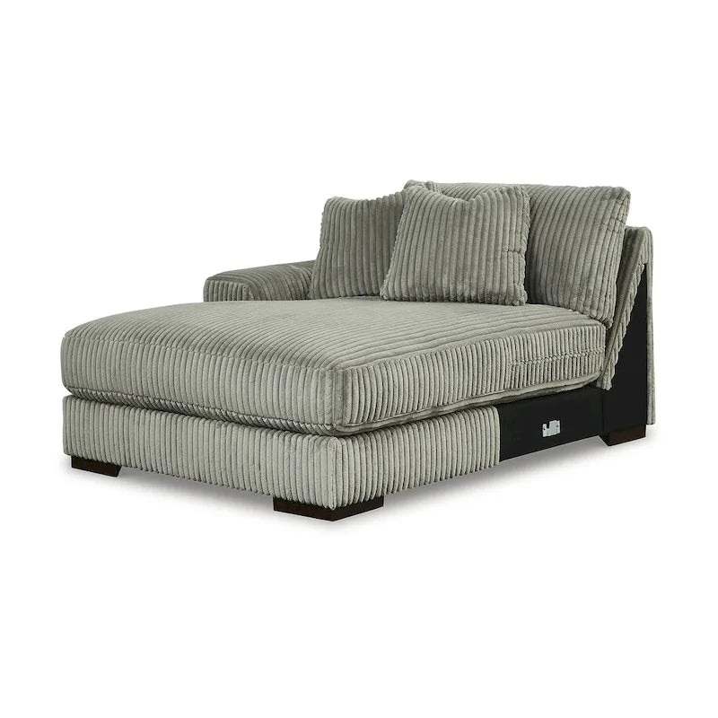 Canapé d'angle Lindyn avec méridienne – 102 larg. x 70 prof. x 38 haut.