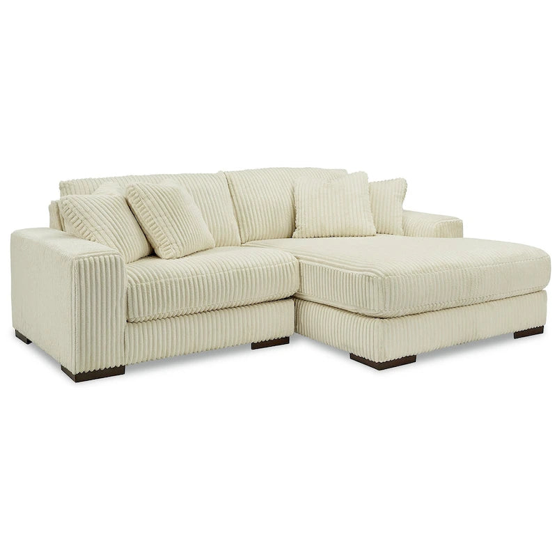 Canapé d'angle Lindyn avec méridienne – 102 larg. x 70 prof. x 38 haut.