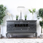 Buffet et vaisselier en bois Mora Glam de 60 pouces
