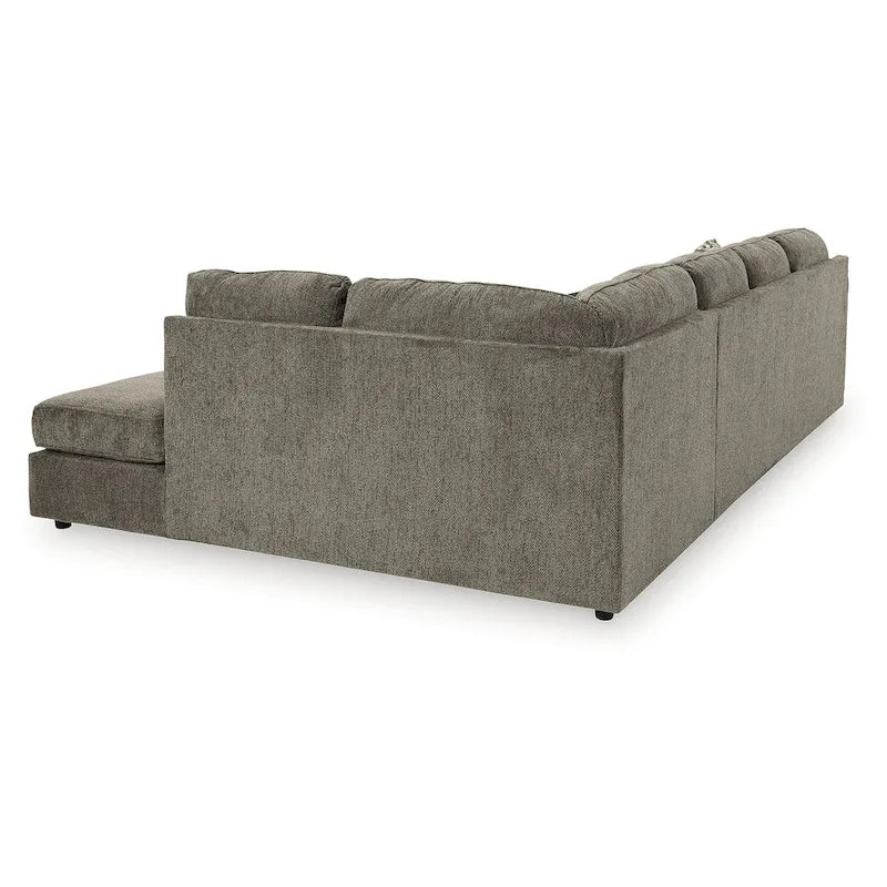 Canapé d'angle O'Phannon Putty avec méridienne - 125W x 86D x 38H