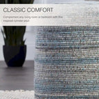 Pouf/coussin de sol Hayes Stripes