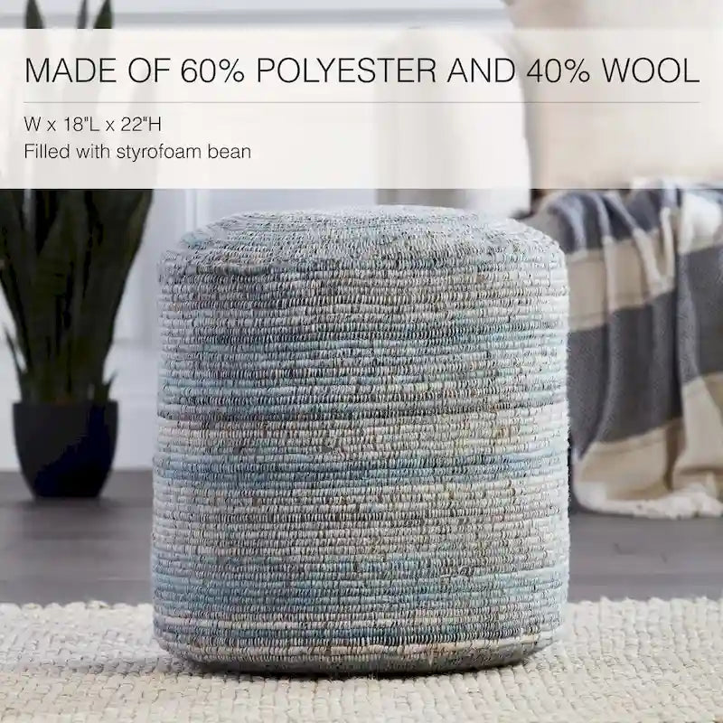 Pouf/coussin de sol Hayes Stripes