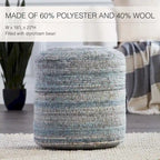 Pouf/coussin de sol Hayes Stripes