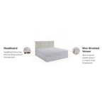 Tête de lit King Seaside Lodge blanc cassé par Homestyles