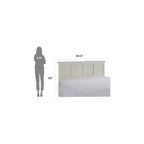 Tête de lit King Seaside Lodge blanc cassé par Homestyles