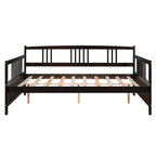 Lit plateforme en bois Hjalta de 25 cm, style mid-century