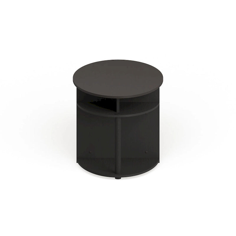 Table basse ovale Astor en noyer