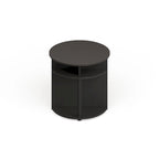 Table basse ovale Astor en noyer