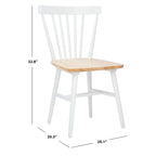 Chaise de salle à manger Signa Spindle Farmhouse - 20 L x 20 P x 33 H - 20L x 20P x 33H