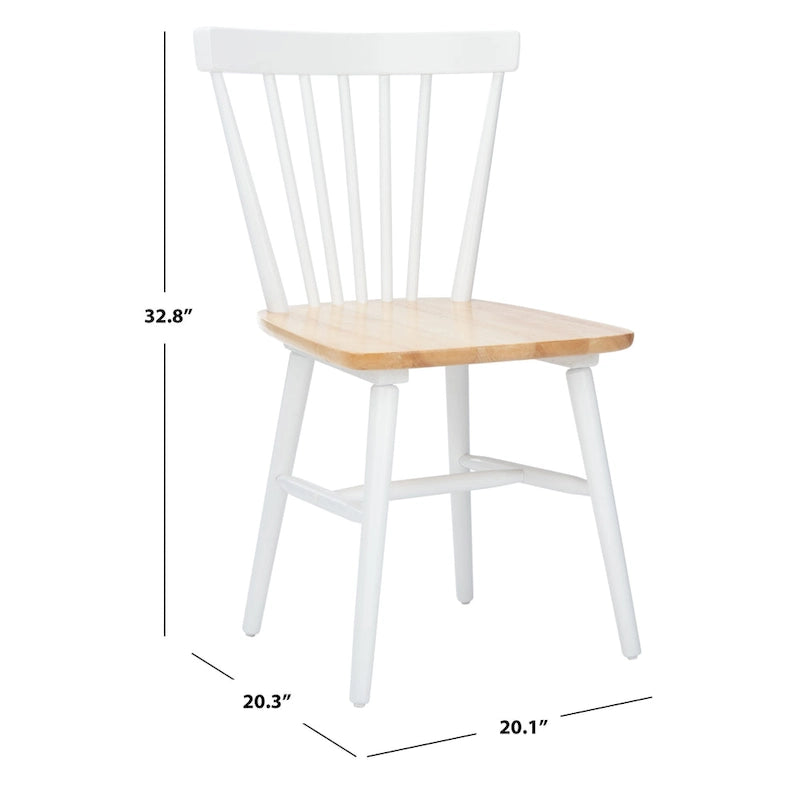 Chaise de salle à manger Signa Spindle Farmhouse - 20 L x 20 P x 33 H - 20L x 20P x 33H