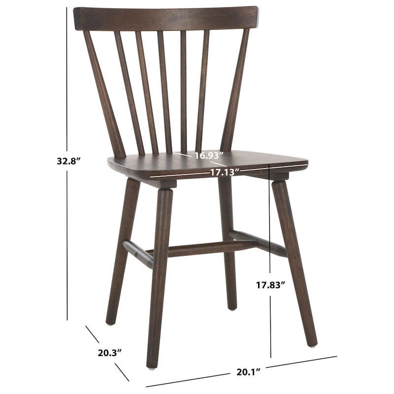 Chaise de salle à manger Signa Spindle Farmhouse - 20 L x 20 P x 33 H - 20L x 20P x 33H