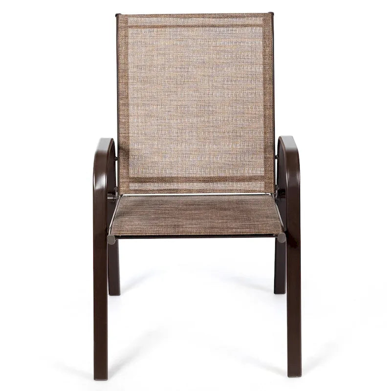 Chaises de patio, jardin, terrasse, cour avec accoudoir - Voir les détails