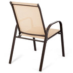 Chaises de patio, jardin, terrasse, cour avec accoudoir - Voir les détails