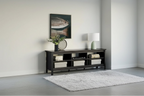 70 Inch TV Stand for 75 TV, Classic Entertainment Center TV Console