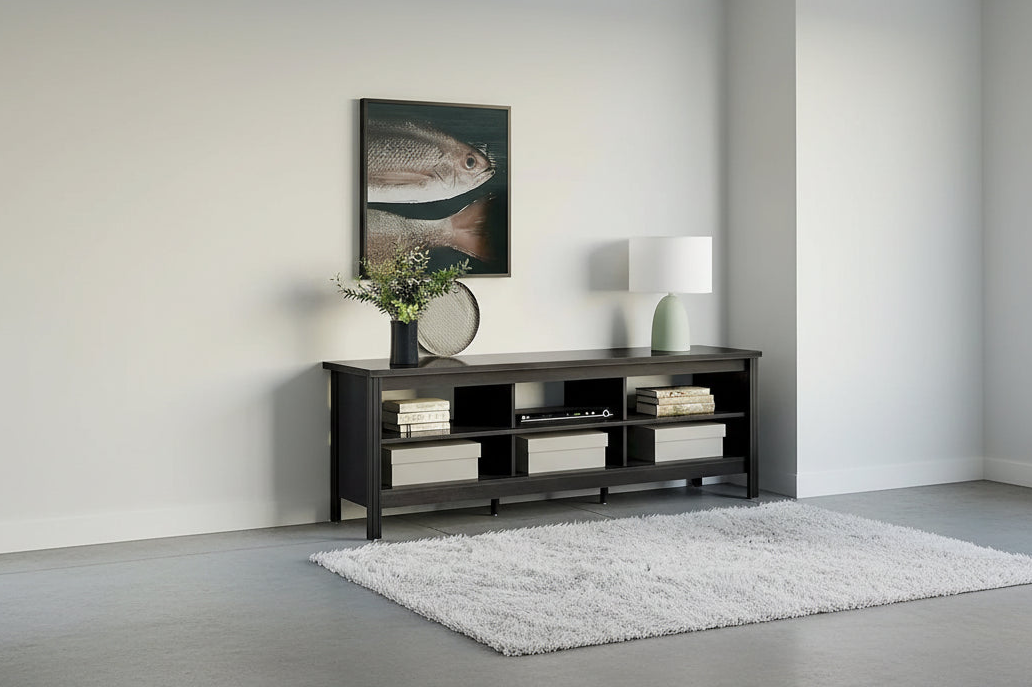 70 Inch TV Stand for 75 TV, Classic Entertainment Center TV Console