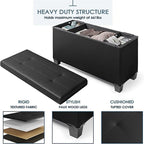 Banc de rangement ottoman