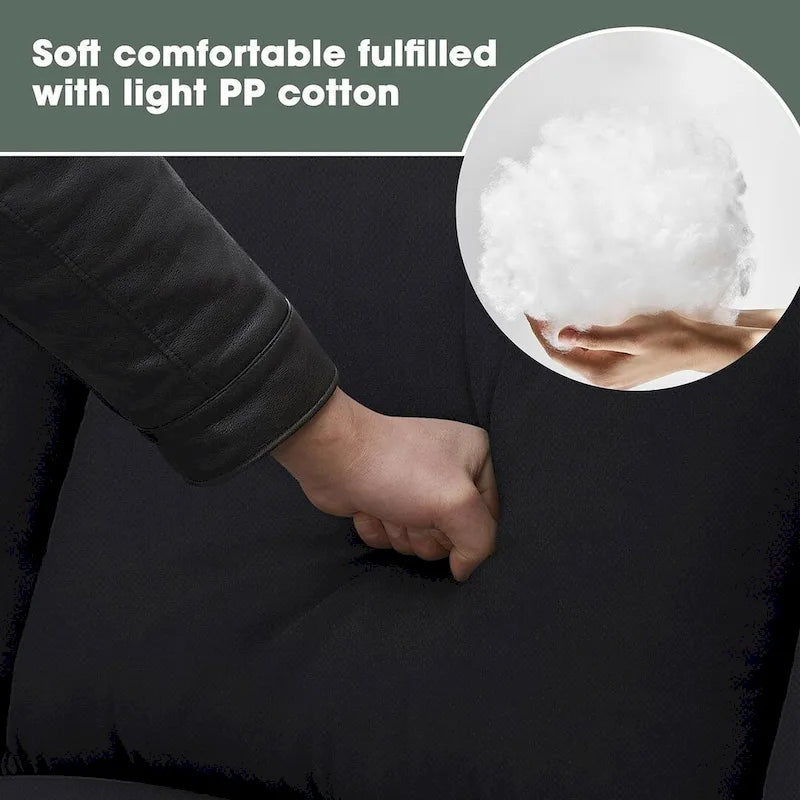 Canapé d'angle modulable réversible avec ottoman