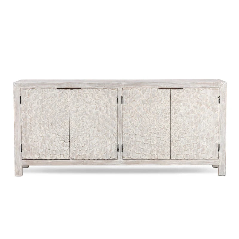 Buffet 4 portes Astrid Crème Vintage