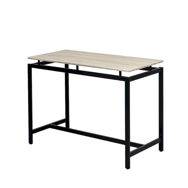 Table de bar compacte 5 pièces moderne avec table et tabourets
