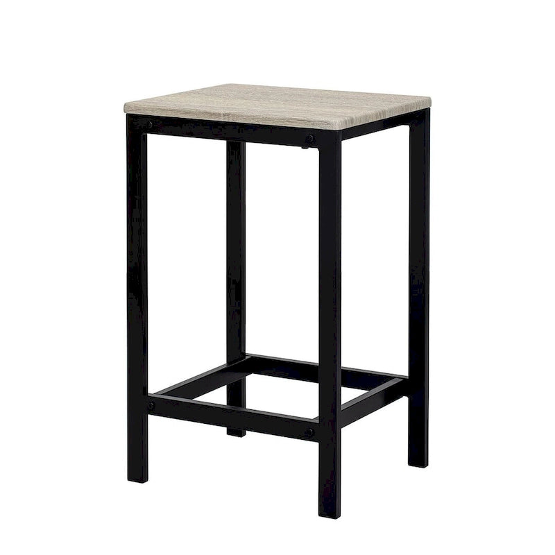 Table de bar compacte 5 pièces moderne avec table et tabourets