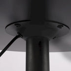 Table de bar ronde pivotante à 360° réglable en hauteur de 63,5 à 89 cm - S/O